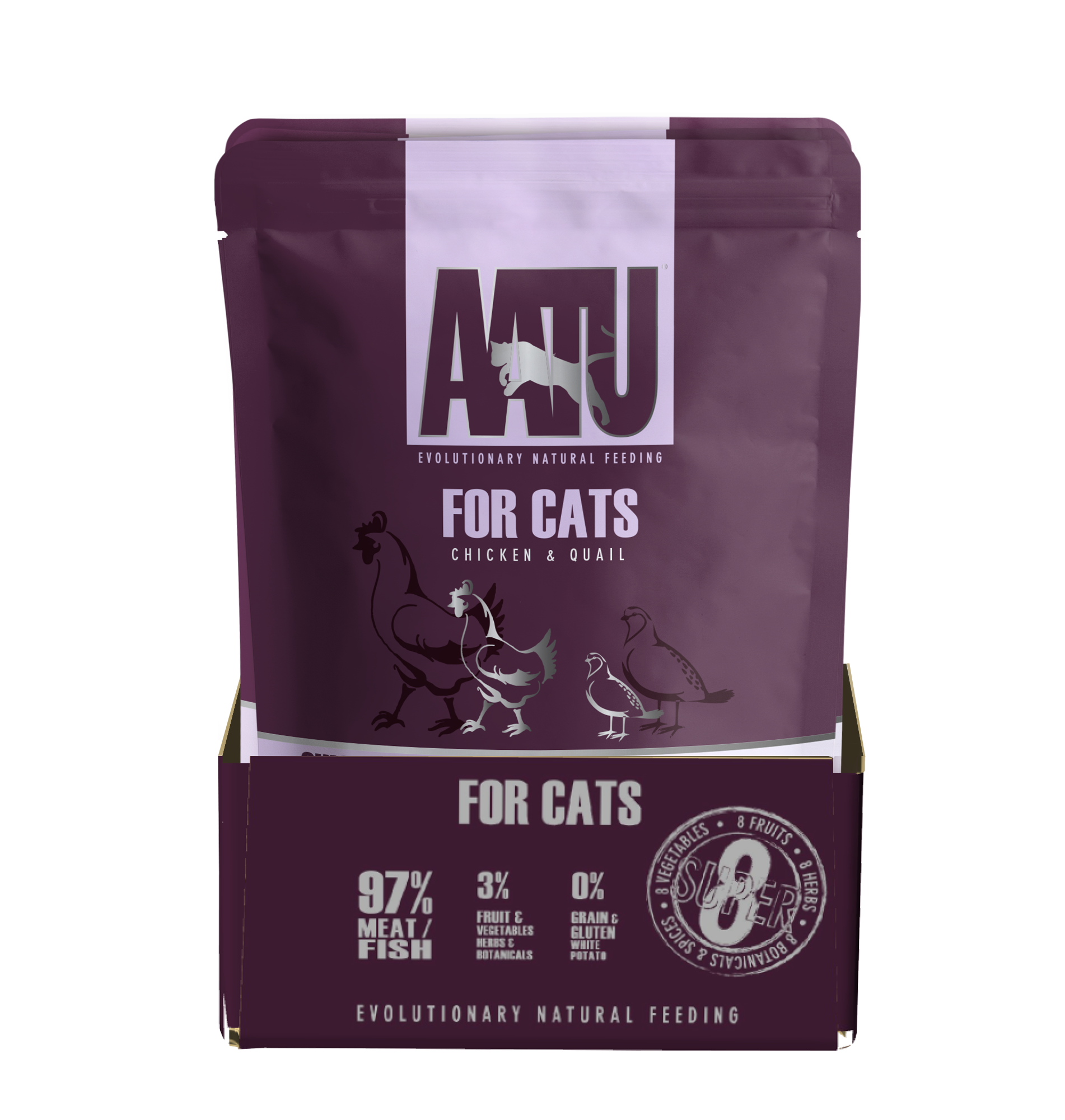 AATU Chicken Quail 85g Wet Food Catmail Catalog